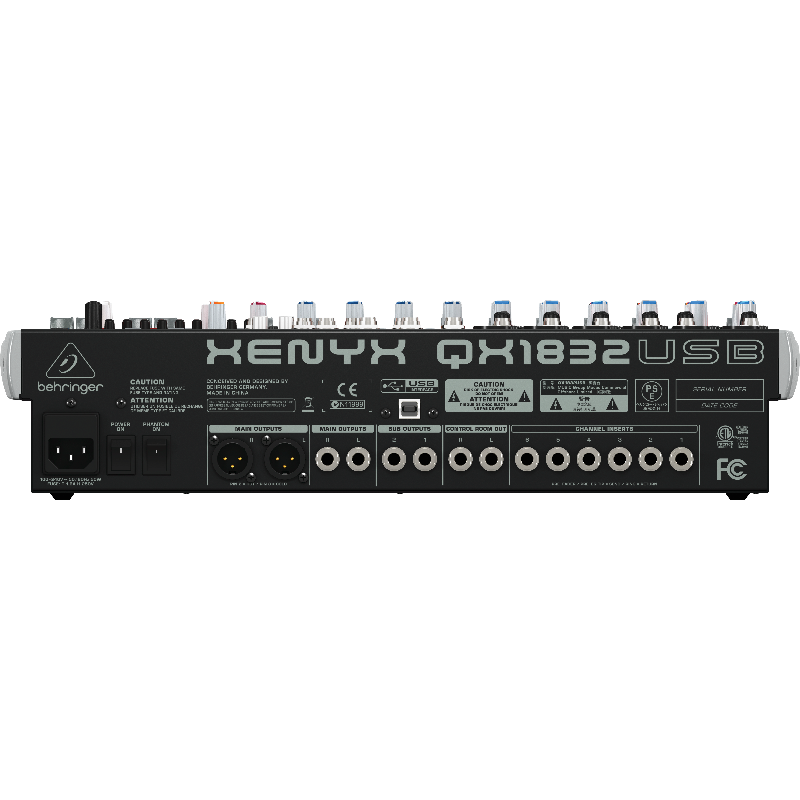 百灵达xenyx qx1832usb调音台
