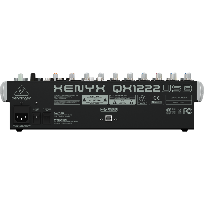 百灵达xenyx qx1222usb调音台