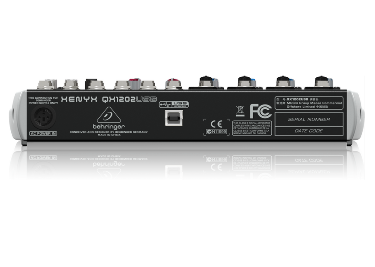 德国百灵达qx1202usb调音台