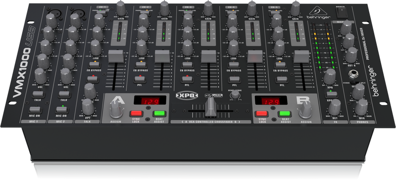  德国百灵达vmx1000usb dj混音台