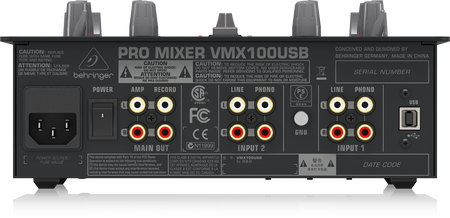  德国百灵达vmx100usb  dj调音台