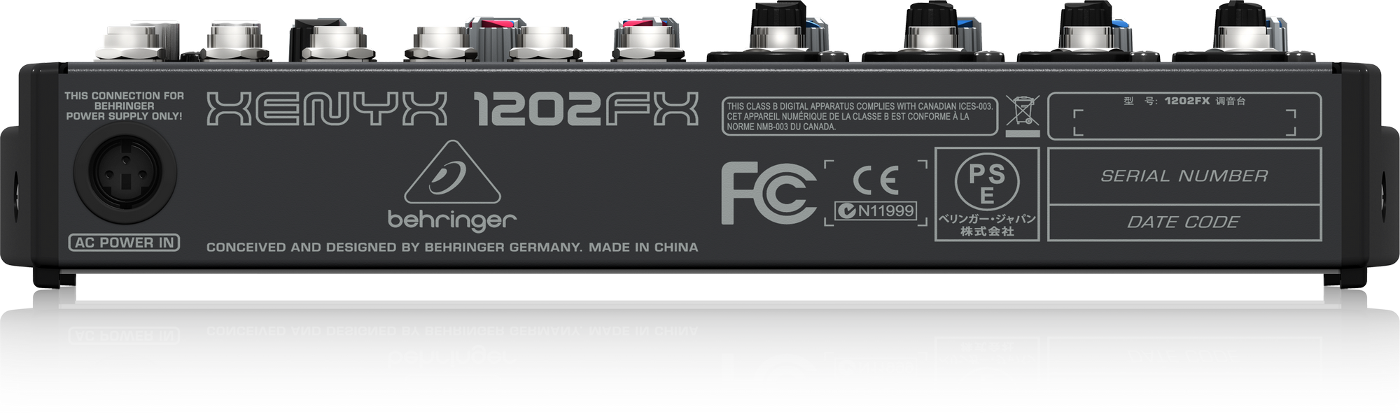 百灵达xenyx 1202fx调音台